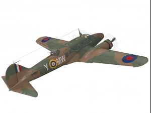 avro anson 3D Model