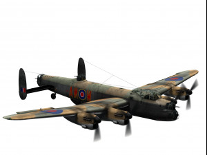 avro lancaster 3D Модель
