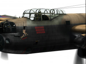 avro lancaster 3D Модель