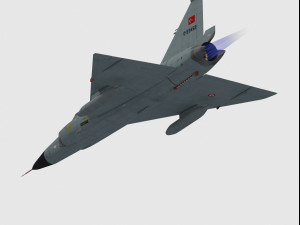 convair f-102 delta dagger 3D Model