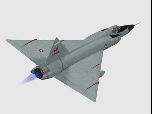 convair f-102 delta dagger 3D Model