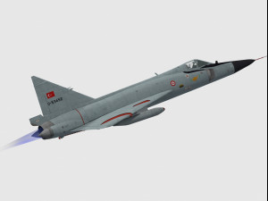 convair f-102 delta dagger 3D Model