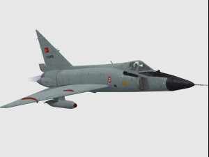 convair f-102 delta dagger 3D Model