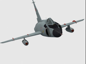 convair f-102 delta dagger 3D Model