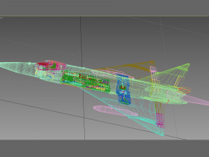 convair f-102 delta dagger 3D Model