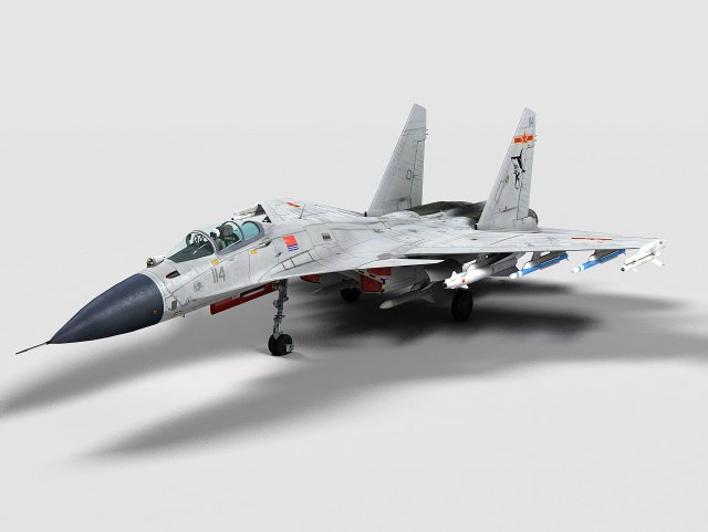 shenyang j-15 flying shark Modello 3D .c4d .max .obj .3ds .fbx .stl .blend 