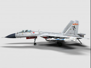shenyang j-15 flying shark Modello 3D
