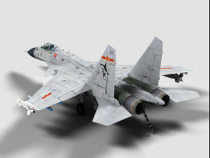 shenyang j-15 flying shark Modello 3D