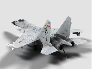 shenyang j-15 squalo volante Modello 3D