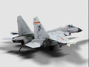 shenyang j-15 squalo volante Modello 3D