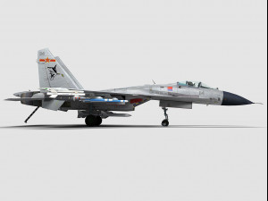shenyang j-15 flying shark Modello 3D