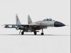 shenyang j-15 flying shark Modello 3D
