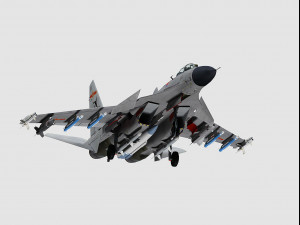 shenyang j-15 flying shark Modello 3D