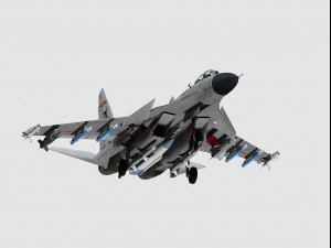 shenyang j-15 squalo volante Modello 3D