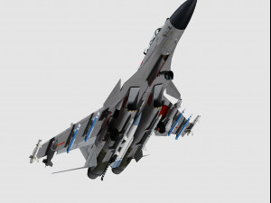 shenyang j-15 flying shark Modello 3D