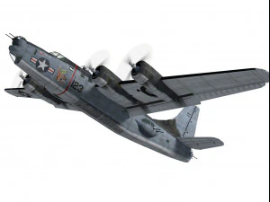 consolidated pb4y-2 privateer 3D Model