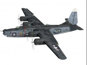 consolidated pb4y-2 privateer 3D Model