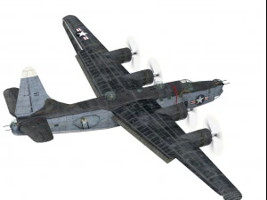 consolidated pb4y-2 privateer 3D Model
