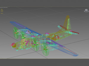 consolidated pb4y-2 privateer Modelo 3D