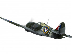 curtiss p-36 hawk Modelo 3D