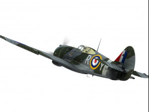 curtiss p-36 falco Modello 3D