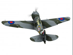 curtiss p-36 falco Modello 3D