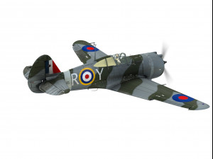 curtiss p-36 hawk Modelo 3D