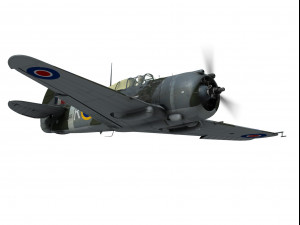 curtiss p-36 hawk Modelo 3D