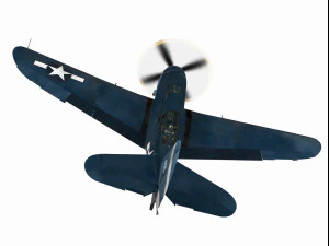 curtiss sb2c helldiver 3D Model