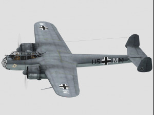 dornier do-17 3D 모델