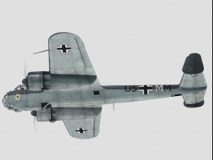 dornier do-17 3D 모델