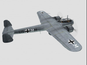 dornier do-17 3D 모델
