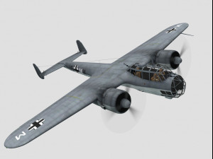 dornier do-17 3D 모델