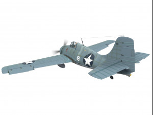 grumman f4f wildcat 3D 模型