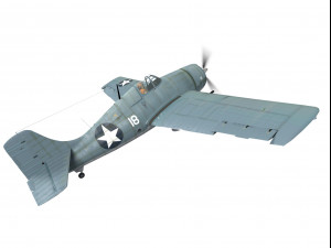 grumman f4f wildcat 3D 模型