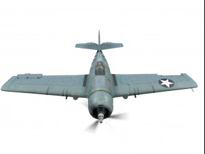 Grumman f4f gatto selvatico Modello 3D