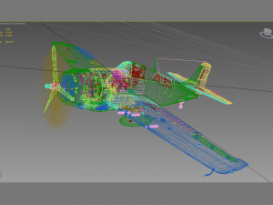 grumman f4f wildcat 3D 模型