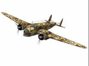 fiat br20 cicogna 3D Modell