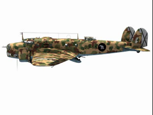 fiat br20 cicogna 3D Model