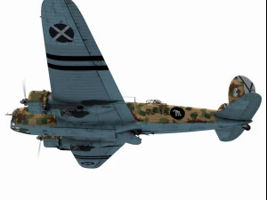 fiat br20 cicogna 3D Model