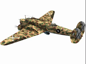 fiat br20 cicogna 3D Model