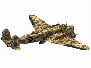 fiat br20 cicogna 3D Model