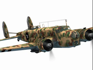 fiat br20 cicogna 3D Model