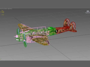 fiat br20 cicogna 3D Model