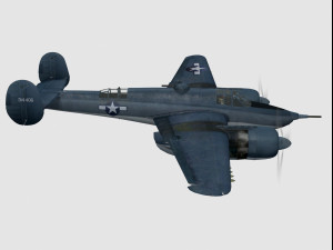 Beechcraft xa-38 grizzly 3D Модель