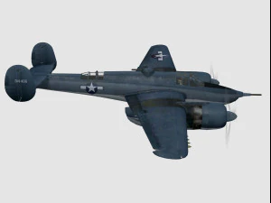 Beechcraft xa-38 grizzly Modello 3D