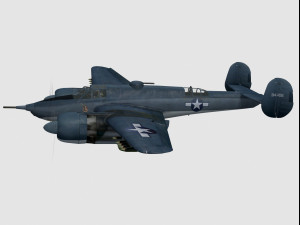 Beechcraft xa-38 grizzly 3D Модель