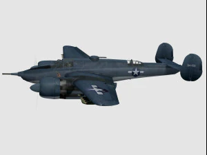 Beechcraft xa-38 grizzly Modello 3D