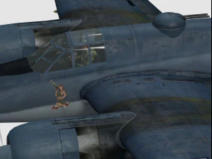 Beechcraft xa-38 grizzly Modello 3D