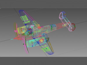 Beechcraft xa-38 grizzly 3D Модель